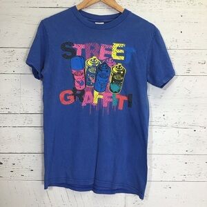 Vintage Street Graffiti Tennessee River T-Shirt Short Sleeve Tee Size Small​​​​